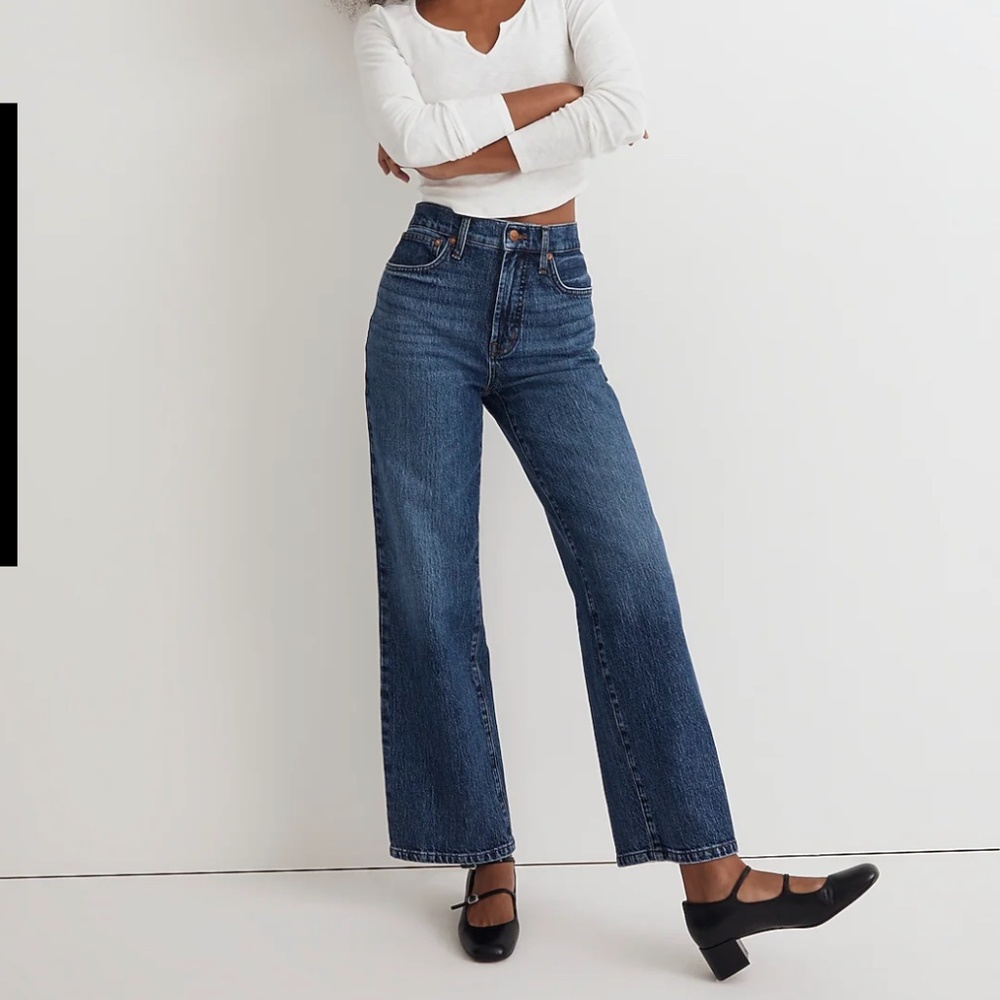 Madewell The Perfect Vintage Wide-Leg Jean in Hillson; Size 26